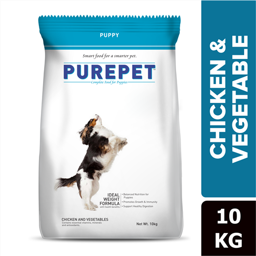 Purepet Chicken and Vegetable Puppy Dry Dog Food