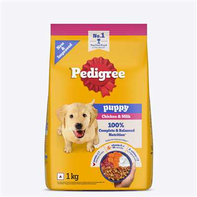Pedigree Chicken and Milk Puppy Dry Dog Food (370 Gram)