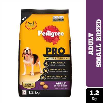 Pedigree PRO Expert Nutrition Adult Small Breed Dry Dog Food (1.2 KG)