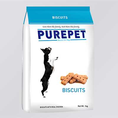 Purepet Biscuits Adult Dog Treat (500 Gram)