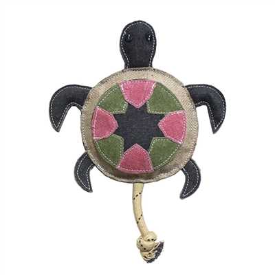 ALCAZAR Pet Jute Rope Toy Turtle| Durable Interactive Toy for Chewing, Tugging & Fetch for Dogs of All Sizes