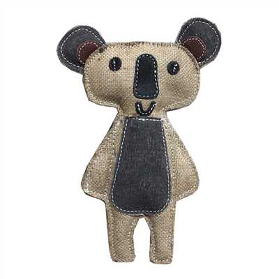 ALCAZAR Pet Jute Rope Toy Koala| Durable Natural Chew & Tug Toy | Interactive Toy for All Breeds